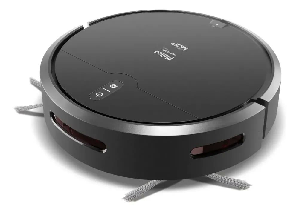 Aspirador de pó robô philco 3 em 1 pas23 Com Mop Preto