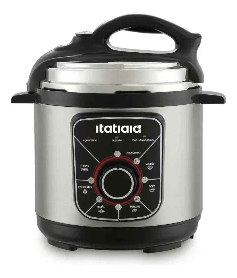 Panela Elétrica Pressão Itatiaia 5l Essencial 900w Cor Inox