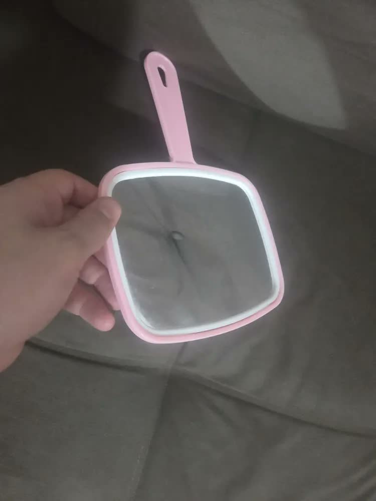 foto de Espelho de Mão Retangular Sem Luz Preto Mega Maquiagem para Maquiagem e Dentistas