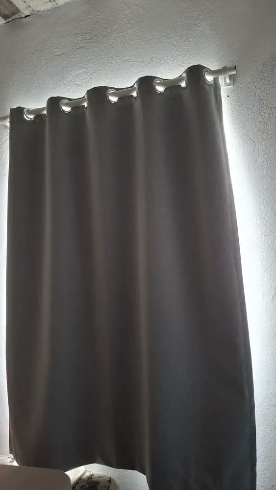 foto de Cortina Blackout Linho Vedação 100% Para Varão 2,80x1,70