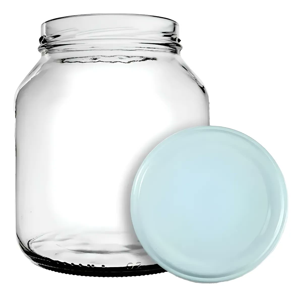 Kit 2 Potes De Vidro Conserva 2 Litros Mantimentos Kombucha
