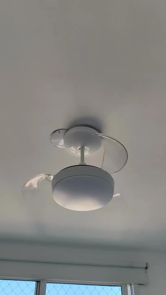 foto de Ventilador De Teto Aliseu Retrátil Pro Branco - Bivolt Diâmetro 56.4 cm Quantidade de pás 3