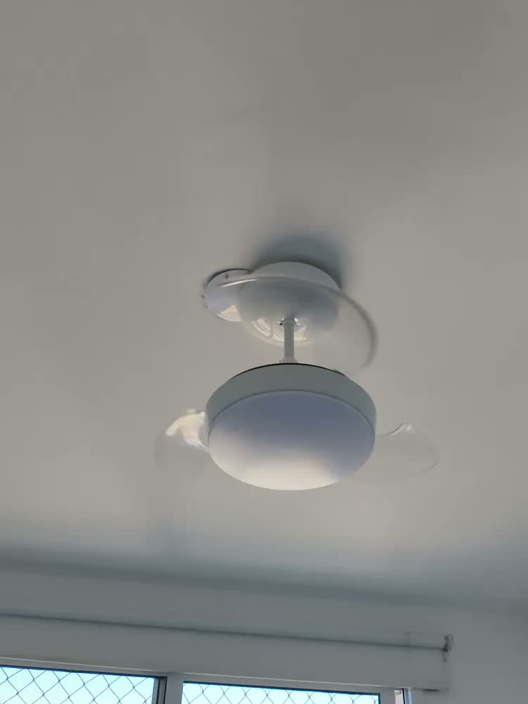 foto de Ventilador De Teto Aliseu Retrátil Pro Branco - Bivolt Diâmetro 56.4 cm Quantidade de pás 3