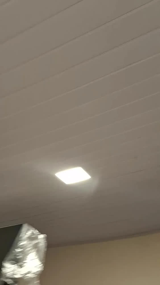 foto de Kit 10 Plafon Led Quadrado de Embutir 18w 6500k Branco Frio Play Blumenau Drive Interno