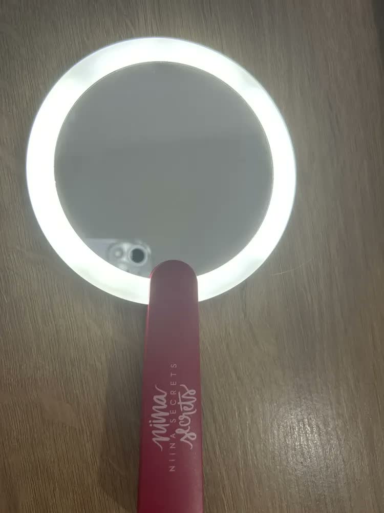 foto de Espelho Led Eudora Nina Secrets Cor Rosa