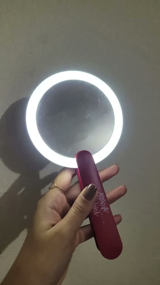 foto de Espelho Led Eudora Nina Secrets Cor Rosa