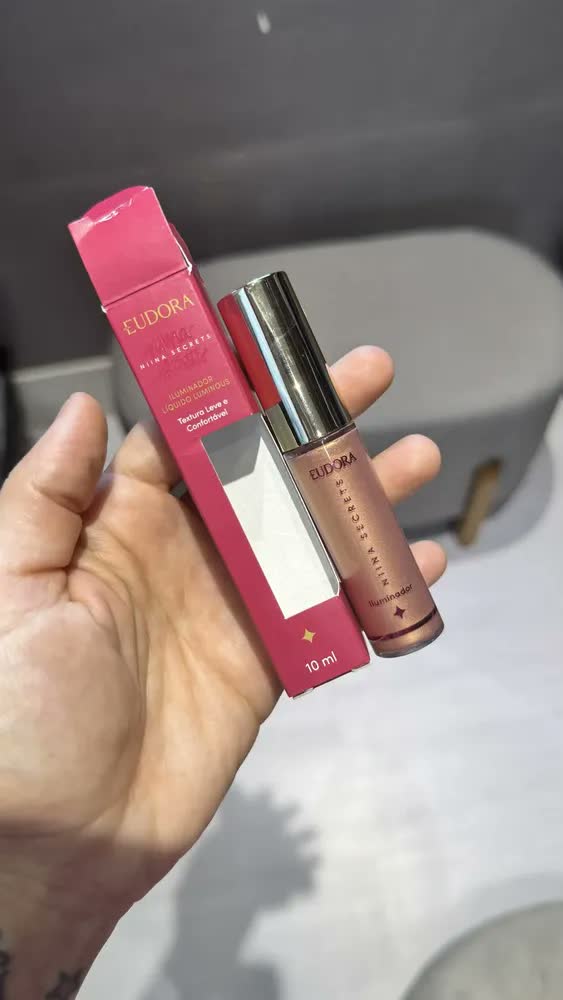 foto de Iluminador Líquido Luminous Niina Secrets Eudora 10ml Tom Da Maquiagem Bronze