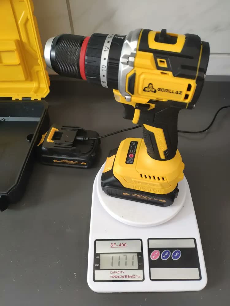 foto de Furadeira Parafusadeira Impacto Sem Fio 2 Baterias Brushless 3/8