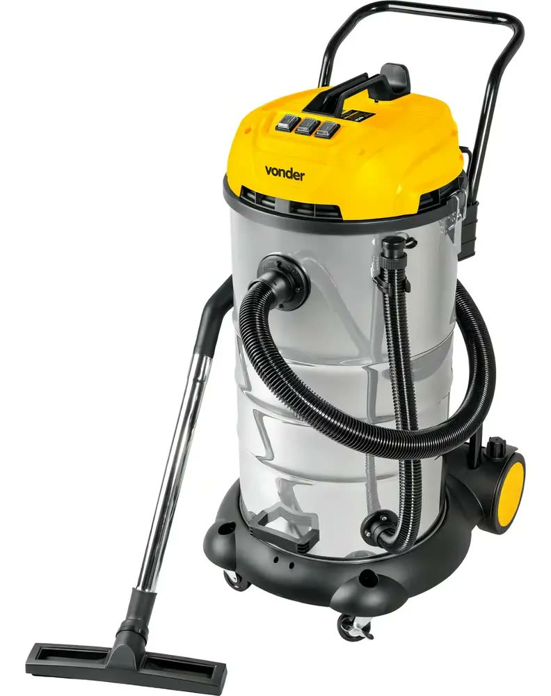Aspirador De Pó E Líquidos 3.600w Apv 3690 Vonder Amarelo