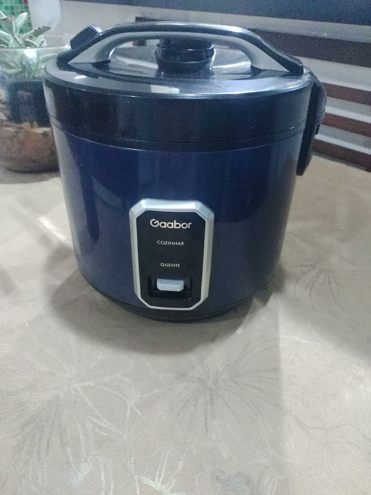 foto de Panela Elétrica De Arroz Marinus 15 Xícaras Gaabor 700w Cor Azul-escuro Frequência 60hz