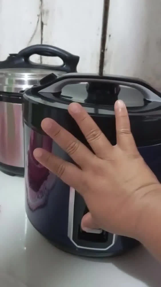 foto de Panela Elétrica De Arroz Marinus 15 Xícaras Gaabor 700w Cor Azul-escuro Frequência 60hz