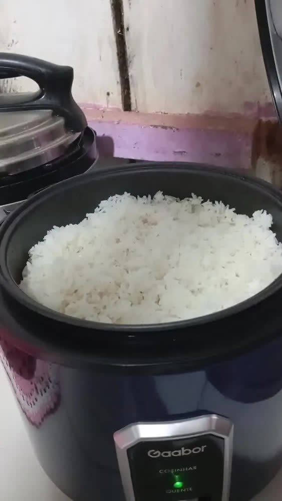 foto de Panela Elétrica De Arroz Marinus 15 Xícaras Gaabor 700w Cor Azul-escuro Frequência 60hz