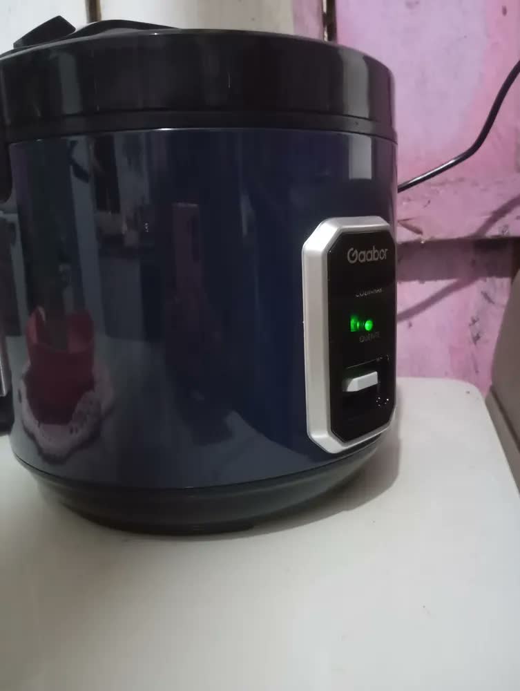 foto de Panela Elétrica De Arroz Marinus 15 Xícaras Gaabor 700w Cor Azul-escuro Frequência 60hz