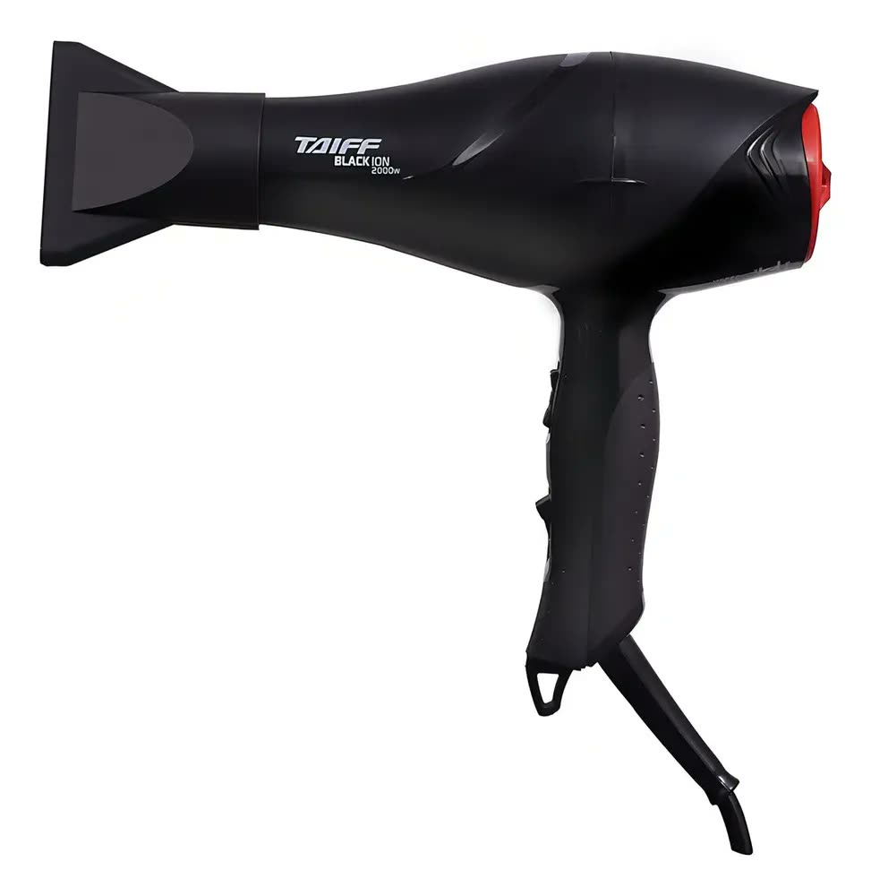 foto de Secador De Cabelos Taiff Black Íon 2000w Cor Preto