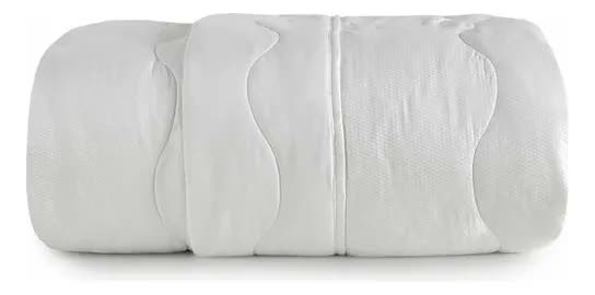 Edredom Casal Altenburg Toque Acetinado Verano Branco Altenburg