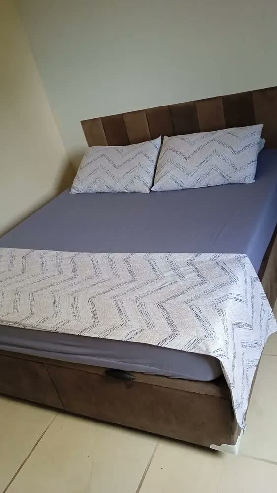foto de Jogo De Cama Queen Fred 100% Algodão 4 Peças Cinza Karsten
