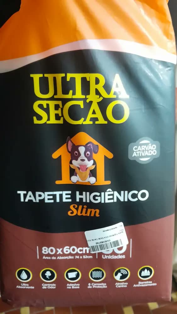 foto de Tapete Higiênico Great Pets Carvão Ativado 80x60cm 30un Absorvente