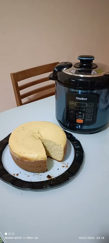 foto de Panela De Pressão Elétrica 6l Gaabor Multifuncional 1000w Cor Azul Frequência 60Hz