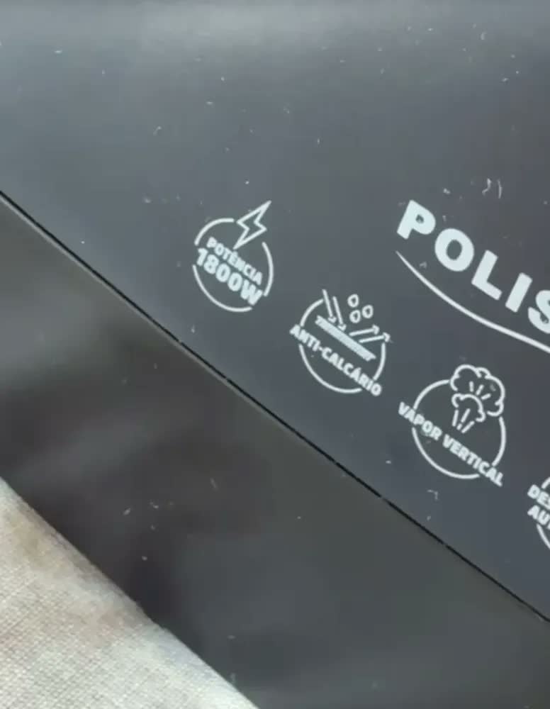 foto de Ferro a Vapor Protect & Care Polishop com 1800W e Reservatório de 1.5L