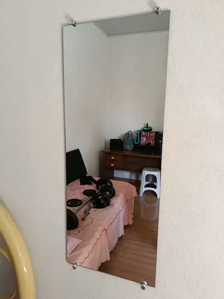 foto de Agc Espelho Corpo Inteiro Provador Parede Loja 100x40 Cm Auto colante
