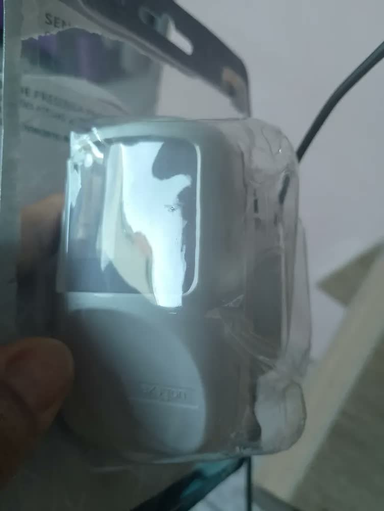 foto de Sensor Presença Movimento Frontal Parede 110° Fotocélula Timer Dip Switch Exatron Lesfzddp 110v 220v Bivolt Branco