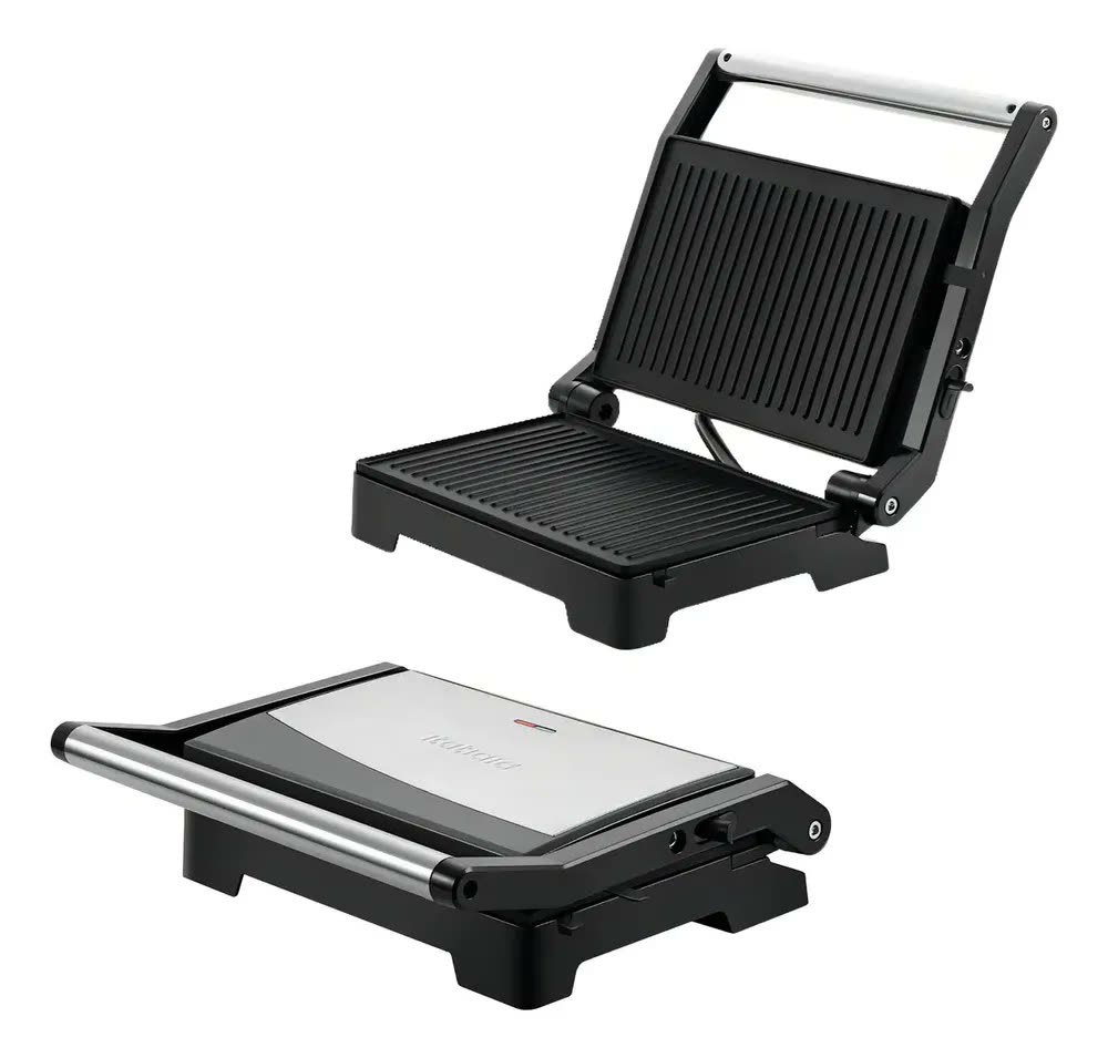 Grelha Grill Chapa Antiaderente Essencial Itatiaia Inox