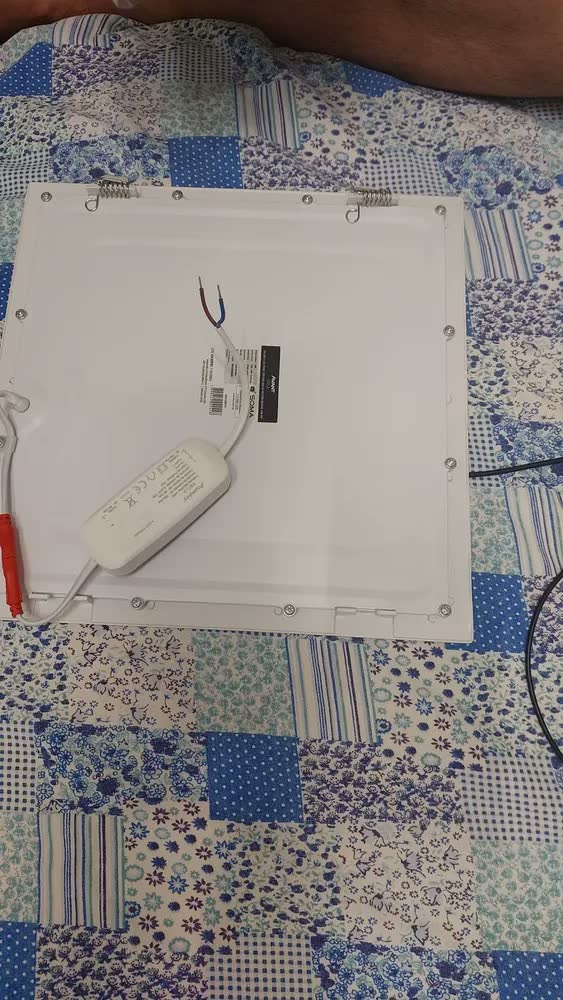 foto de Painel Led Plafon Smart Embutir Inteligente Wifi 24w 2700k A 6500k 29,5cm Quadrado Branco Avant Neo