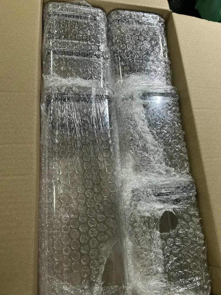 foto de Kit 6 Potes Herméticos Quadrados Amobox 500ml 1000ml 2200ml