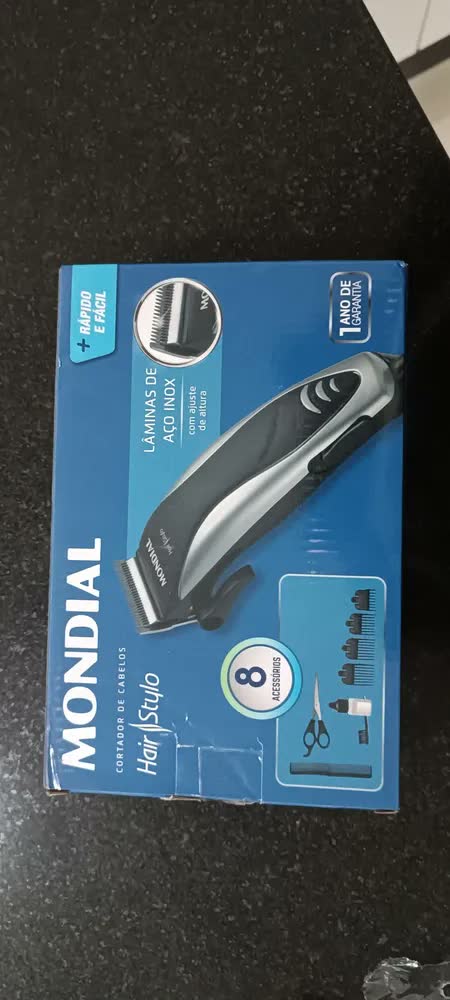 foto de Vendida Maquina D Cortar Cabelos110 Profissional Cor Prata/preto