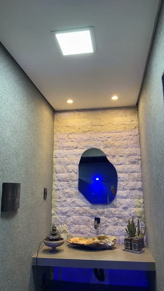 foto de Kit 10 Spot Led Embutir 7w 4000k Branco Neutro 110v/220v Bivolt Quadrado Branco Cod: ALUT000603 Alut