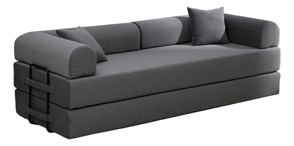 Sofá Cama 3 Lugares Retrátil Reclinável Multifuncional 2,00m