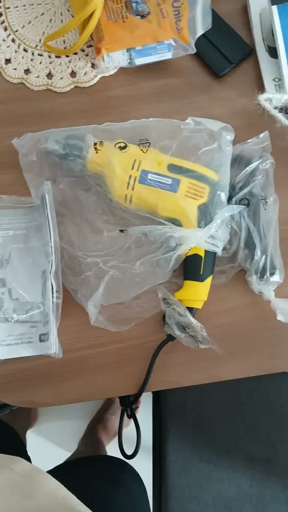 foto de Furadeira De Impacto 500w 1/2 Verso/reverso Tramontina Cor Cinza Frequência 1