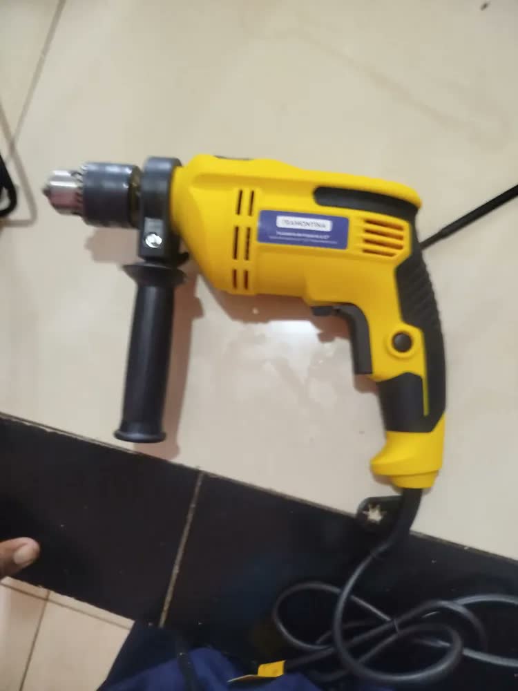 foto de Furadeira De Impacto 500w 1/2 Verso/reverso Tramontina Cor Cinza Frequência 1