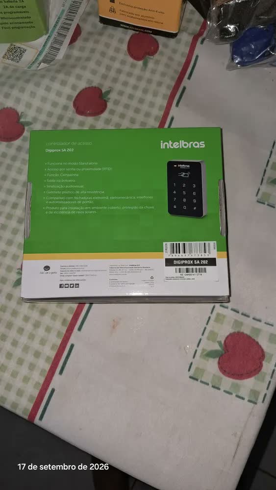 foto de Controlador De Acesso Digiprox Rfid Sa202 Intelbras