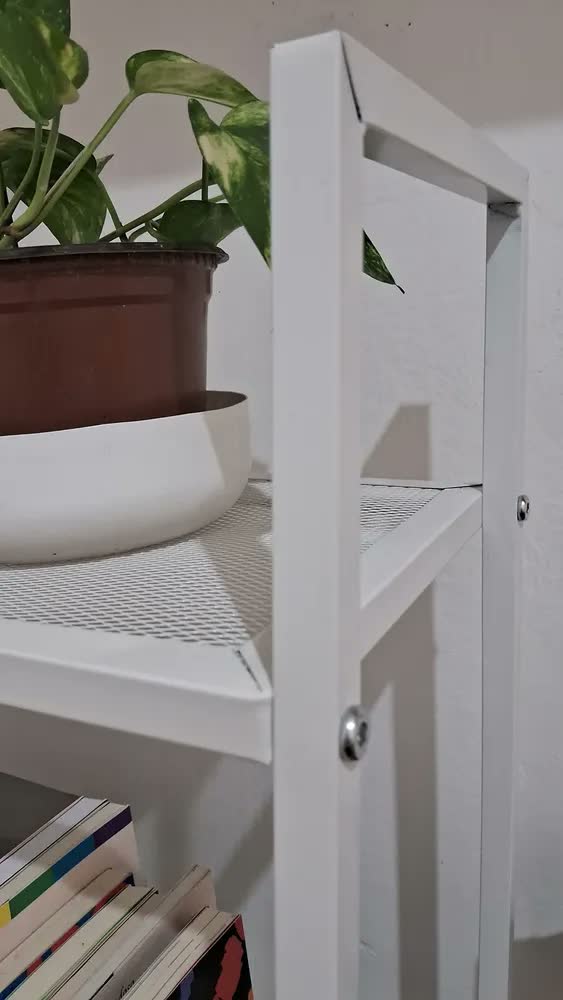 foto de Estante Industrial De Aço 4 Prateleiras Para Livros Multiuso