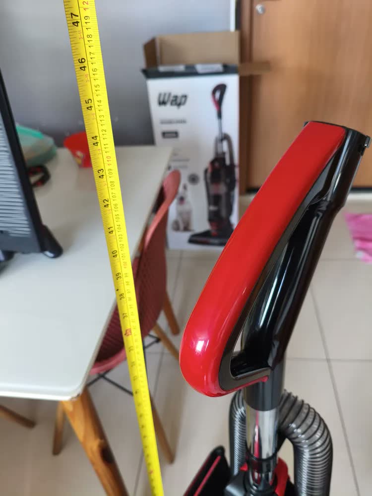 foto de Aspirador De Pó Power Speed Wap Portátil 60 Hz Cor Preto E Vermelho