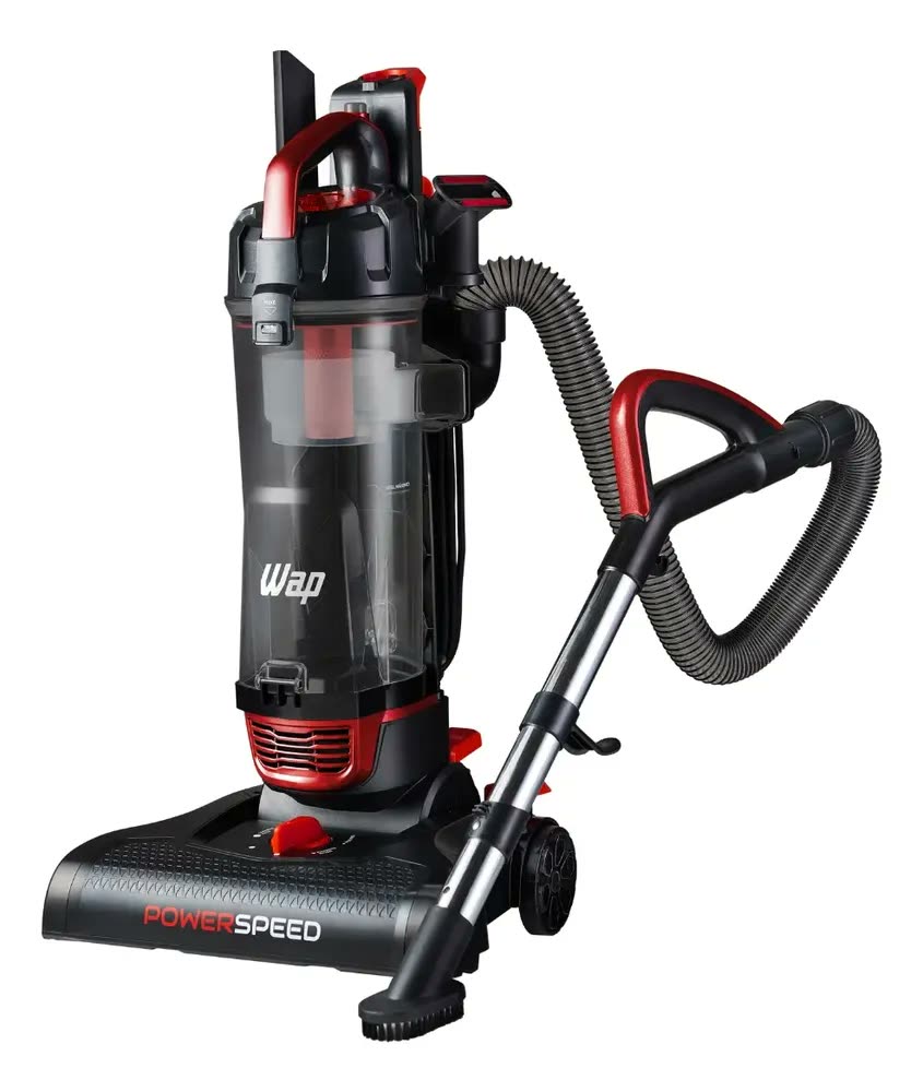Aspirador De Pó Power Speed Wap Portátil 60 Hz Cor Preto E Vermelho