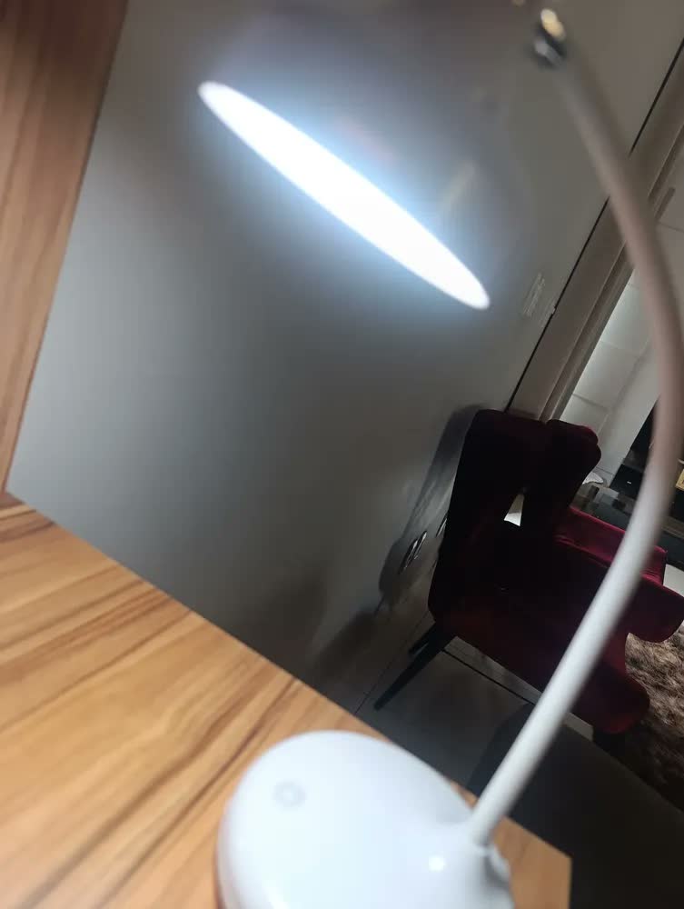 foto de Luminária De Mesa Abajur Quarto Articulável Led Touch Escritório Leitura Recarregável Shopthis
