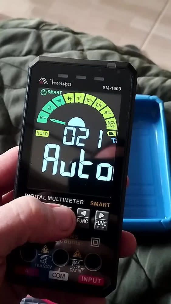 foto de Multímetro Digital Smart Sm-1600 Minipa Temperatura Ncv 600v