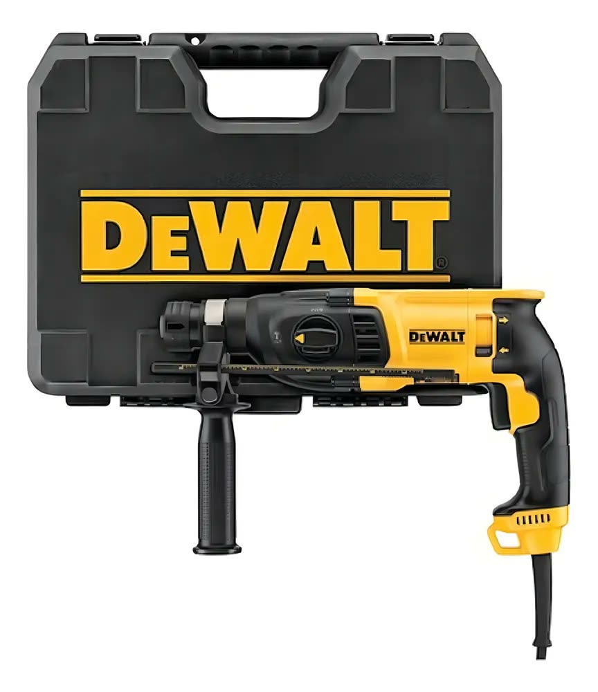 Martelete Perfurador Rompedor 3 Modos 1.500 Rpm DEWALT D25133K Com Maleta