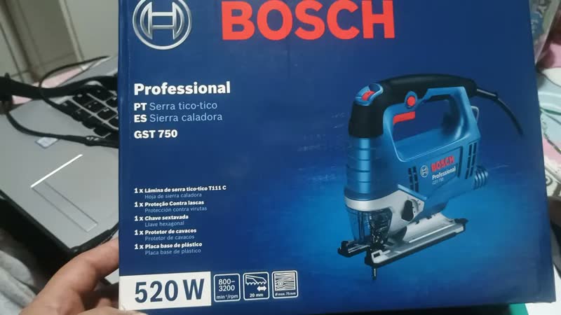 foto de Serra Tico Tico Profissional Sds 520w Gst 750 Bosch