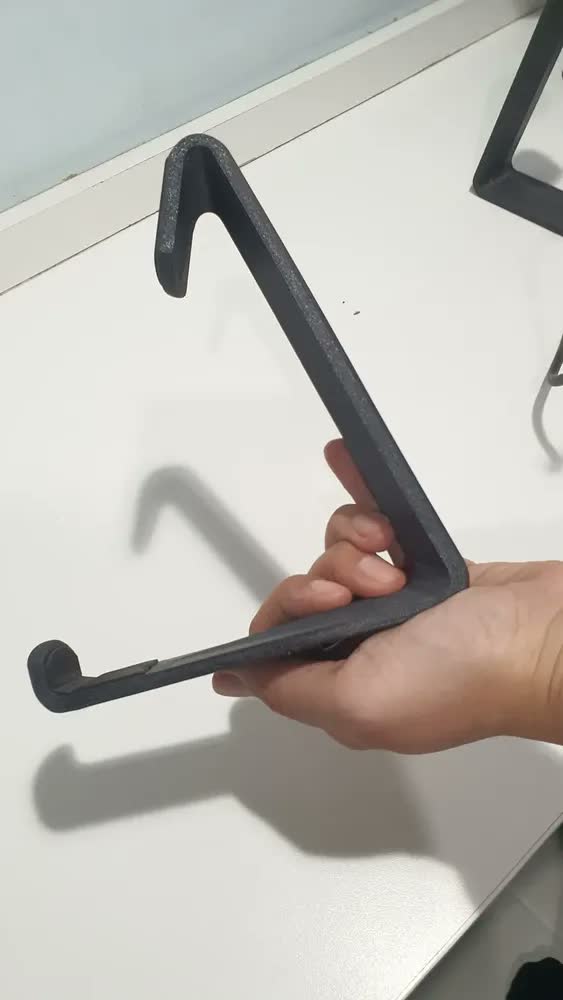 foto de Suporte De Mesa Universal Notebook Aberto Tela Abertura 180º Cor Preto