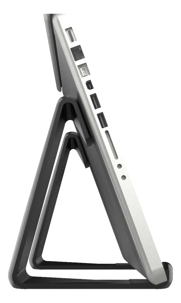 Suporte De Mesa Universal Notebook Aberto Tela Abertura 180º Cor Preto