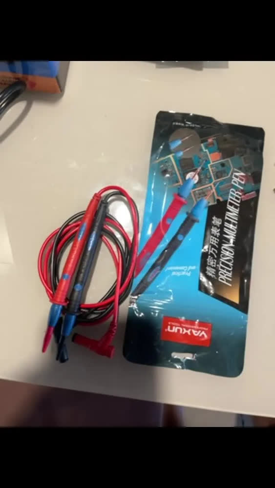 foto de Cabo de Teste Ponta Agulha para Multímetro 1000V 20A Yaxun YX-G10