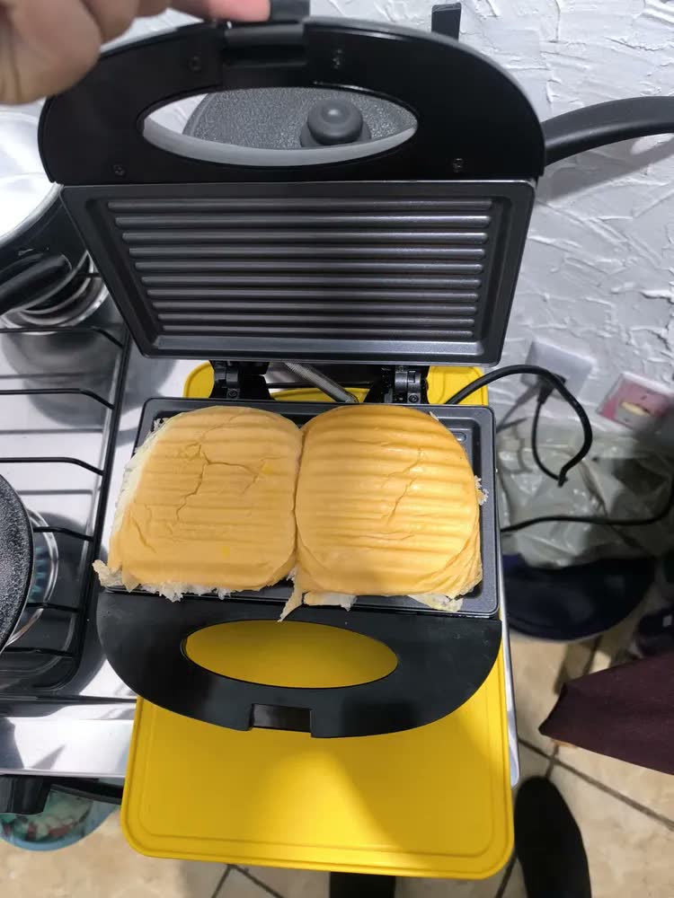 foto de Sanduicheira Century Elétrica Fast Grill 750W Preto Inox Antiaderente