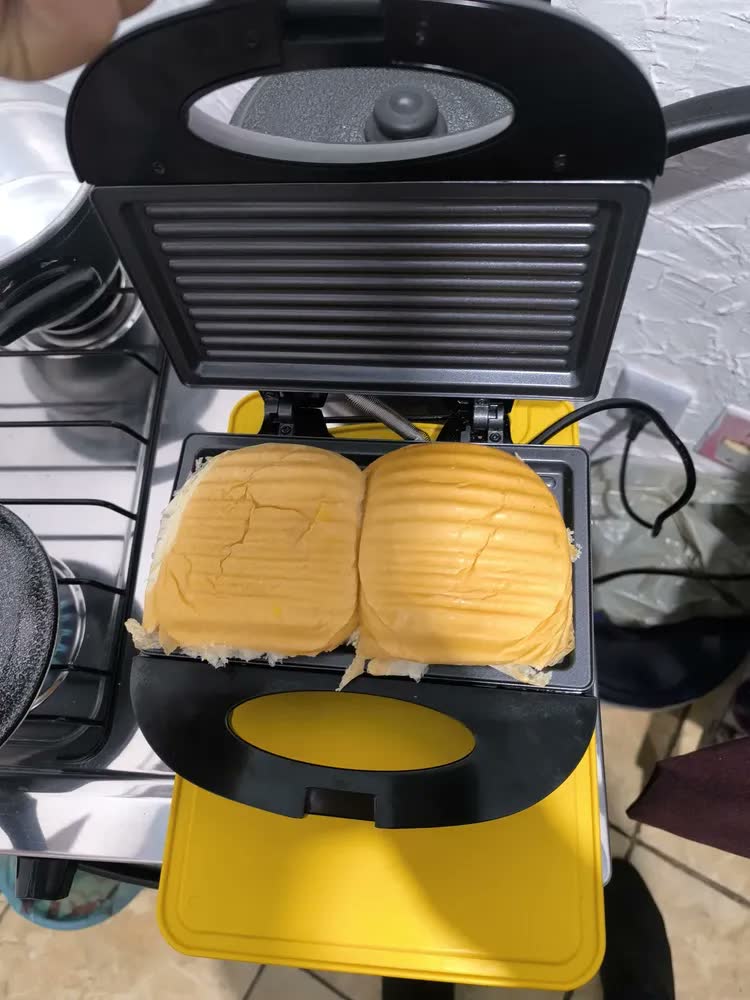 foto de Sanduicheira Century Elétrica Fast Grill 750W Preto Inox Antiaderente