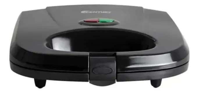 Sanduicheira Century Elétrica Fast Grill 750W Preto Inox Antiaderente