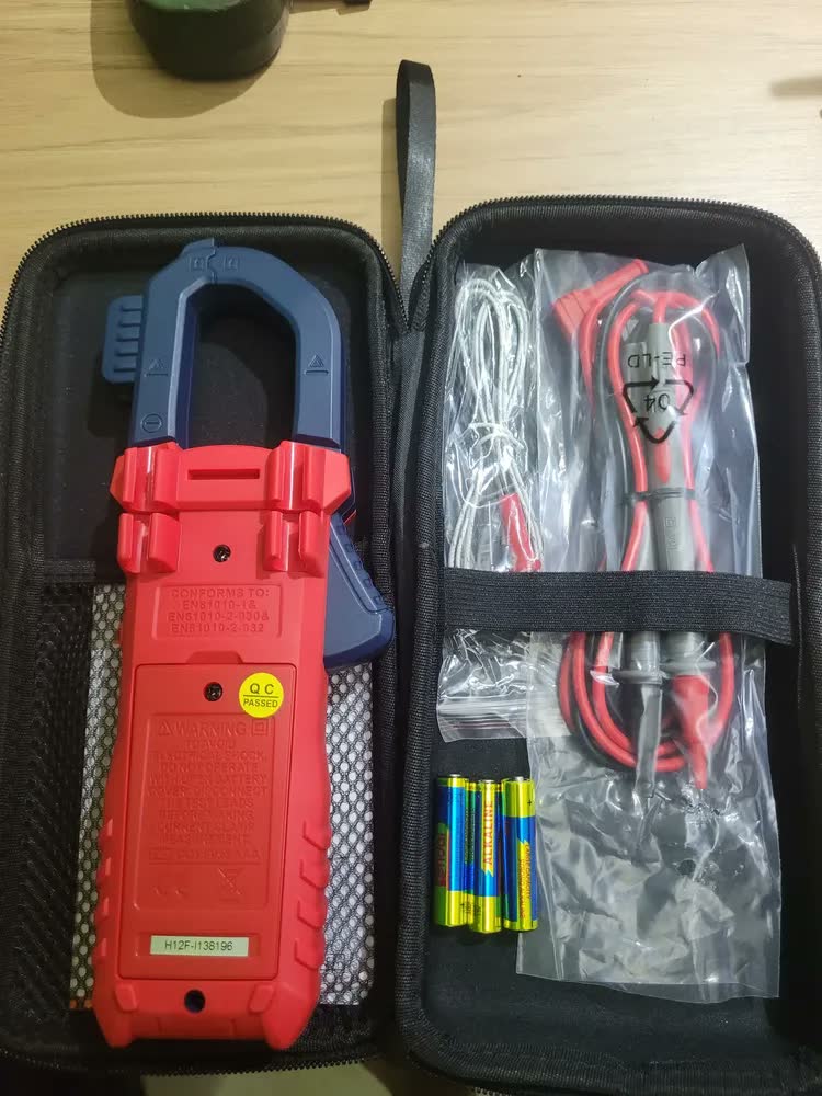 foto de Alicate Multímetros profissional Digital AstroAI com pinça de corrente Inrush,1000A TRMS,testador de corrente e tensão com VFD,modo LOZ;mede corrente CA/CC,tensão,temperatura,resistência,capacitância