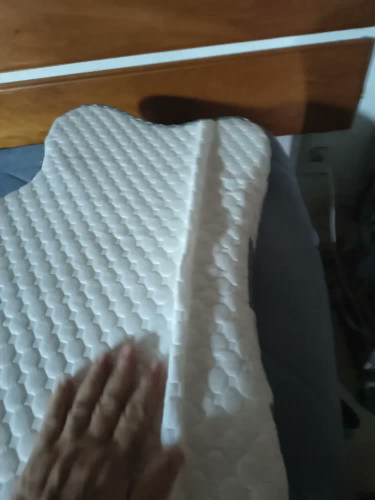 foto de Travesseiro Cervical Ortopedico Anti Ronco Ergonômico Nasa