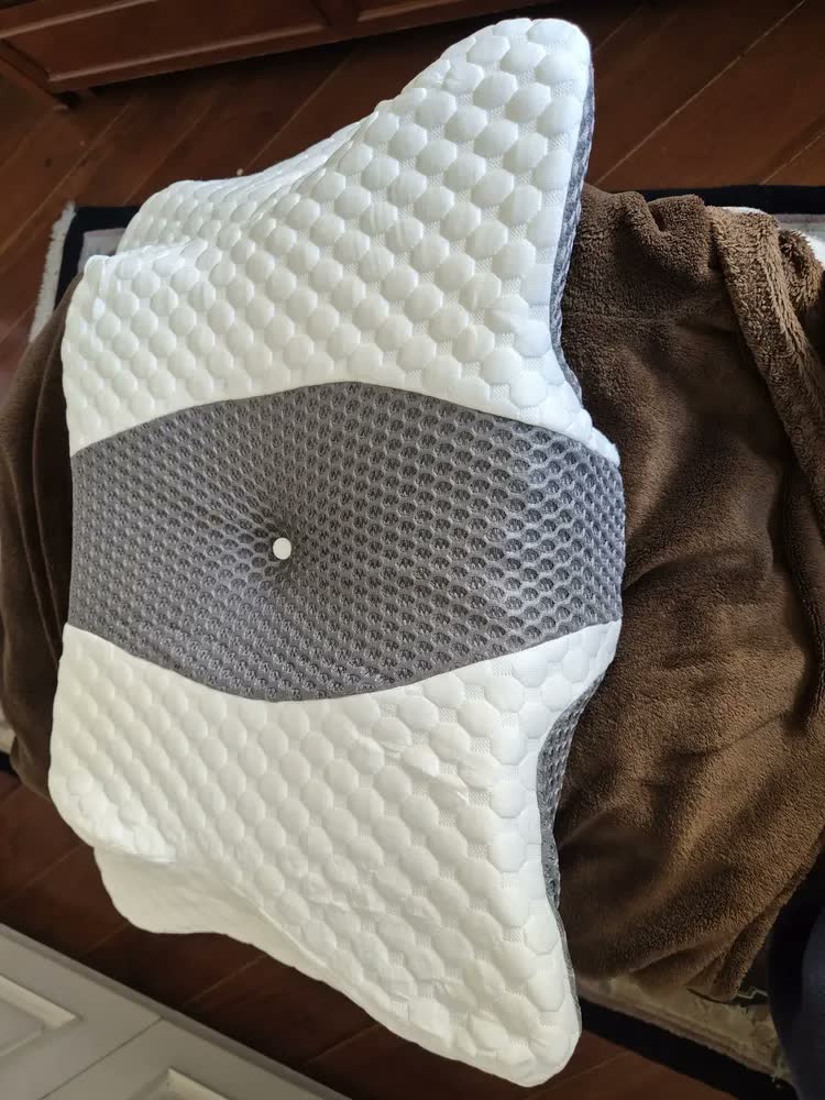 foto de Travesseiro Cervical Ortopedico  Anti Ronco Ergonômico Nasa